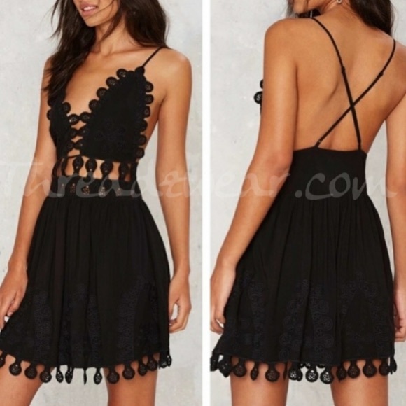 Honey Punch Crochet Detailed Dresses - Picture 3 of 7